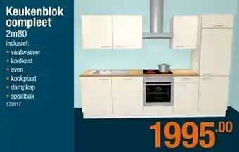Keukenblok compleet
