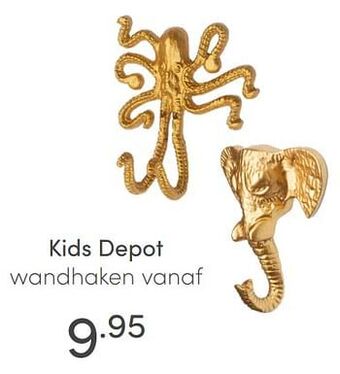 Baby & Tiener Kids depot wandhaken aanbieding