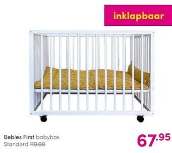 Baby & Tiener Bebies first babybox standerd aanbieding