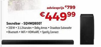 Samsung soundbar - sqhwq800t