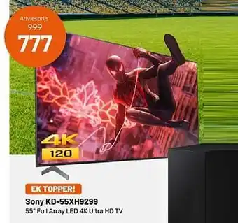 Kamera Express Sony kd-55xh9299 aanbieding
