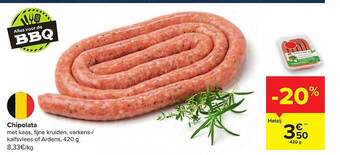 Carrefour Chipolata aanbieding