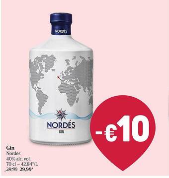 Delhaize Gin Nordés aanbieding