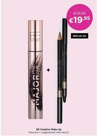 ICI PARIS XL Be Creative Mak Up Mascara + Oogpotlood aanbieding