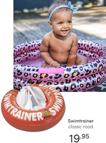 Baby & Tiener Swimtrainer classic rood aanbieding