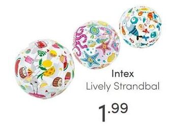 Baby & Tiener Intex lively strandbal aanbieding