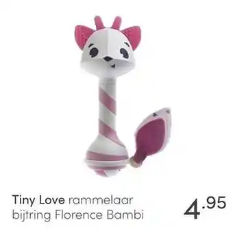 Baby & Tiener Tiny love rammelaar bijtring florence bambi aanbieding