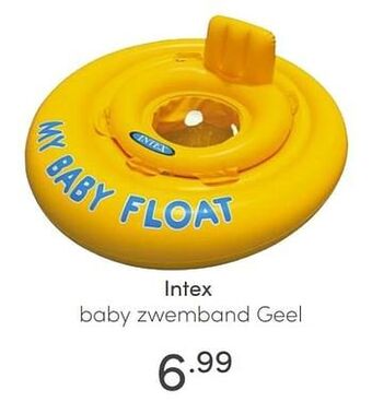 Baby & Tiener Intex baby zwemband geel aanbieding