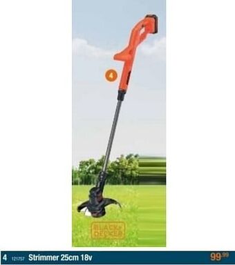 Cevo Black + decker strimmer aanbieding