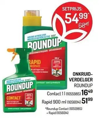 Onkruidverdelger roundup contact