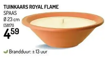 Tuinkaars royal flame spaas