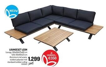 Oh Green Loungeset leon aanbieding