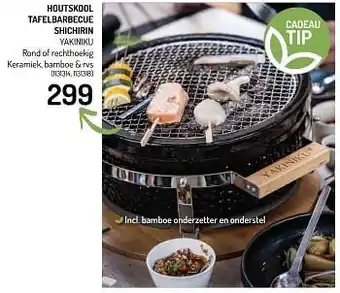 Oh Green Houtskool tafelbarbecue shichirin yakiniku aanbieding