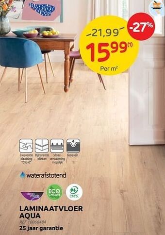 Brico Laminaatvloer aqua aanbieding