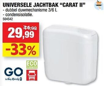 Universele jachtbak carat ii