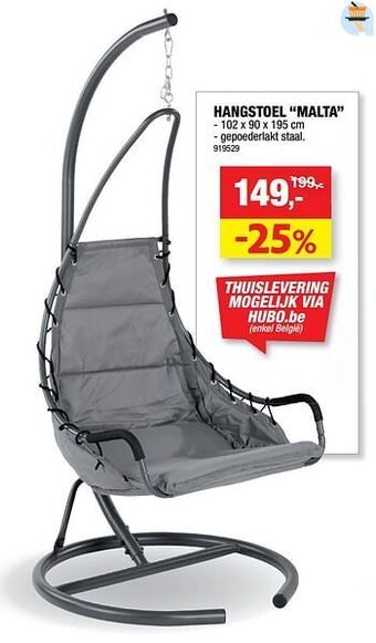 Hubo Hangstoel malta aanbieding