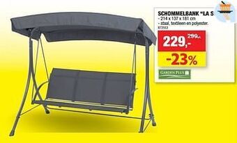 Hubo Schommelbank la spezia aanbieding
