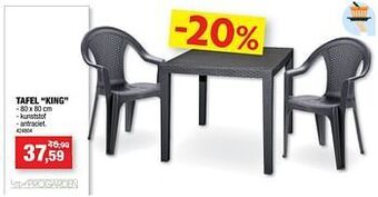 Hubo Tafel king aanbieding