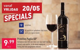 ALDI Primitivo Puglia IGP aanbieding