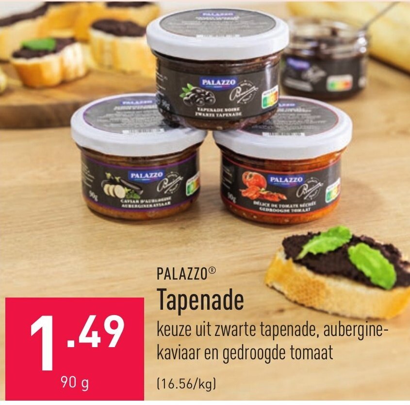 Palazzo Tapenade promotie bij ALDI