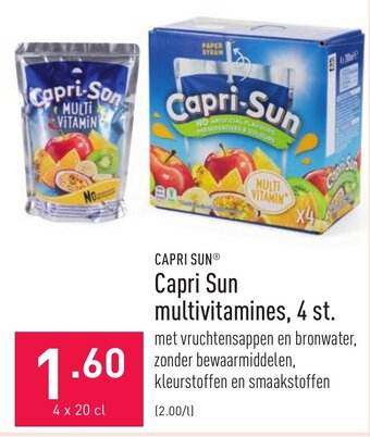 ALDI Capri Sun multivitamines, 4 st. aanbieding