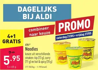 ALDI Aiki Noodles aanbieding