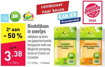 ALDI Bioabdijkaas in sneetjes aanbieding