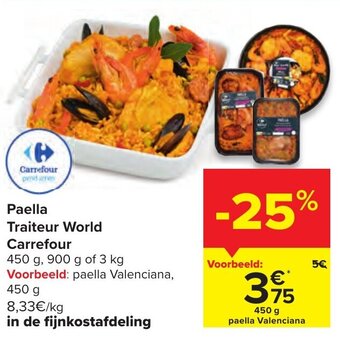 Carrefour Paella Traiteur World Carrefour aanbieding