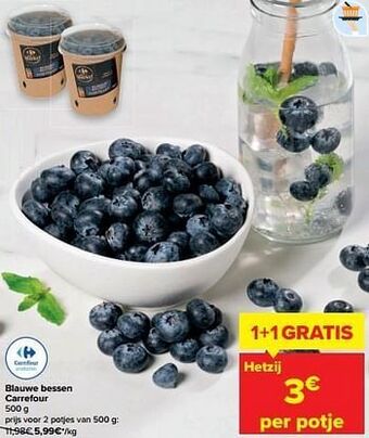 Carrefour Blauwe bessen carrefour aanbieding