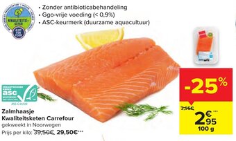 Carrefour Zalmhaasje Kwaliteitsketen Carrefour aanbieding