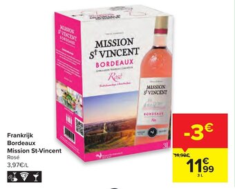Carrefour Frankrijk Bordeaux Mission St-Vincent aanbieding