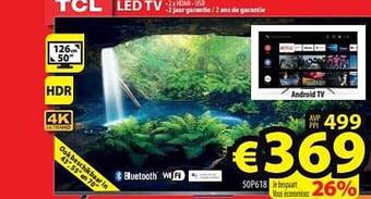 ElectroStock Tcl Led Tv aanbieding