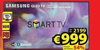 ElectroStock Samsung Qled Smart Tv aanbieding