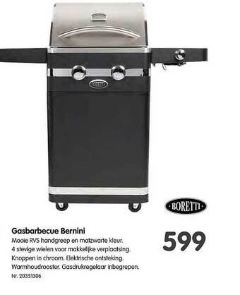 Gasbarbecue Bernini