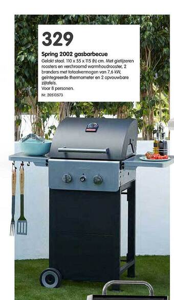 Fun Spring 2002 Gasbarbecue aanbieding