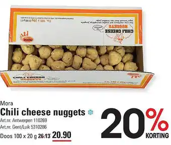Mora Chili Cheese Nuggets
