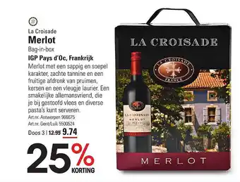 La Croisade Merlot