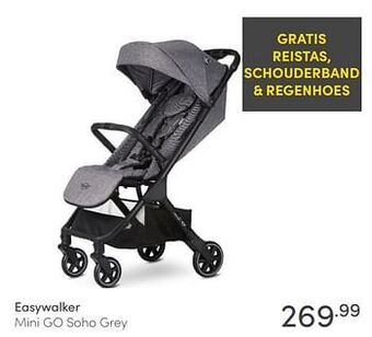 Baby & Tiener Easywalker mini go soho grey aanbieding