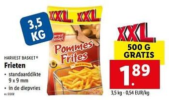 Lidl Frieten aanbieding