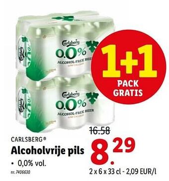 Lidl Alcoholvrije pils aanbieding