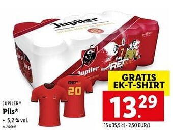 Lidl Jupiler pils aanbieding