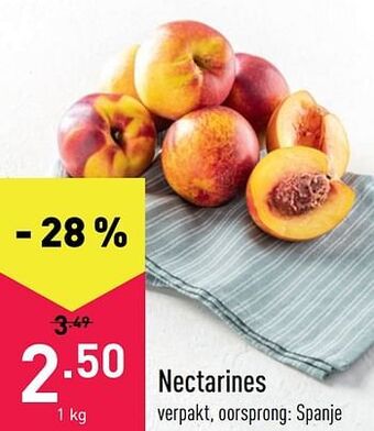 ALDI Nectarines aanbieding