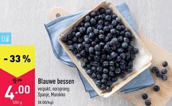 ALDI Blauwe bessen aanbieding