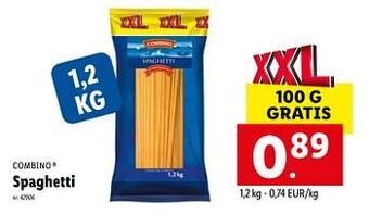 Lidl Spaghetti aanbieding