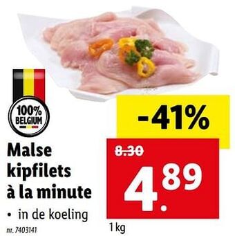 Lidl Malse kipfilets à la minute aanbieding