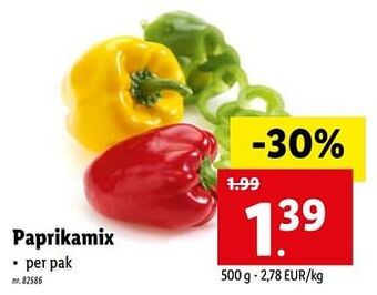 Lidl Paprikamix aanbieding