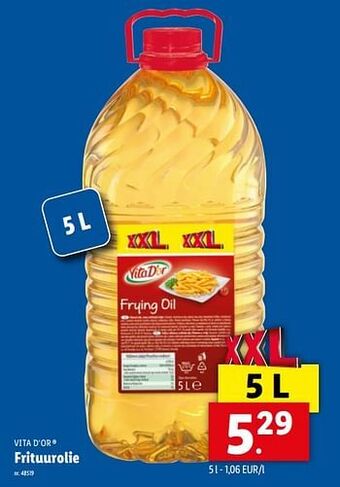 Lidl Frituurolie aanbieding