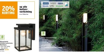 GAMMA Gamma buitenlamp Blackburn aanbieding