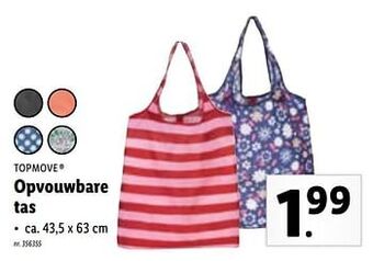 Lidl Opvouwbare tas aanbieding