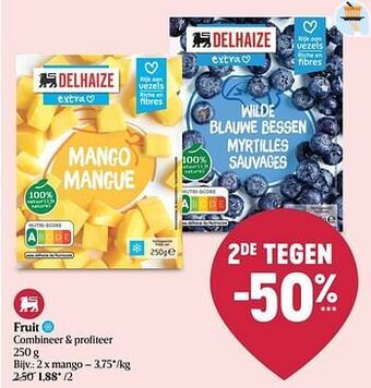 Delhaize Mango aanbieding